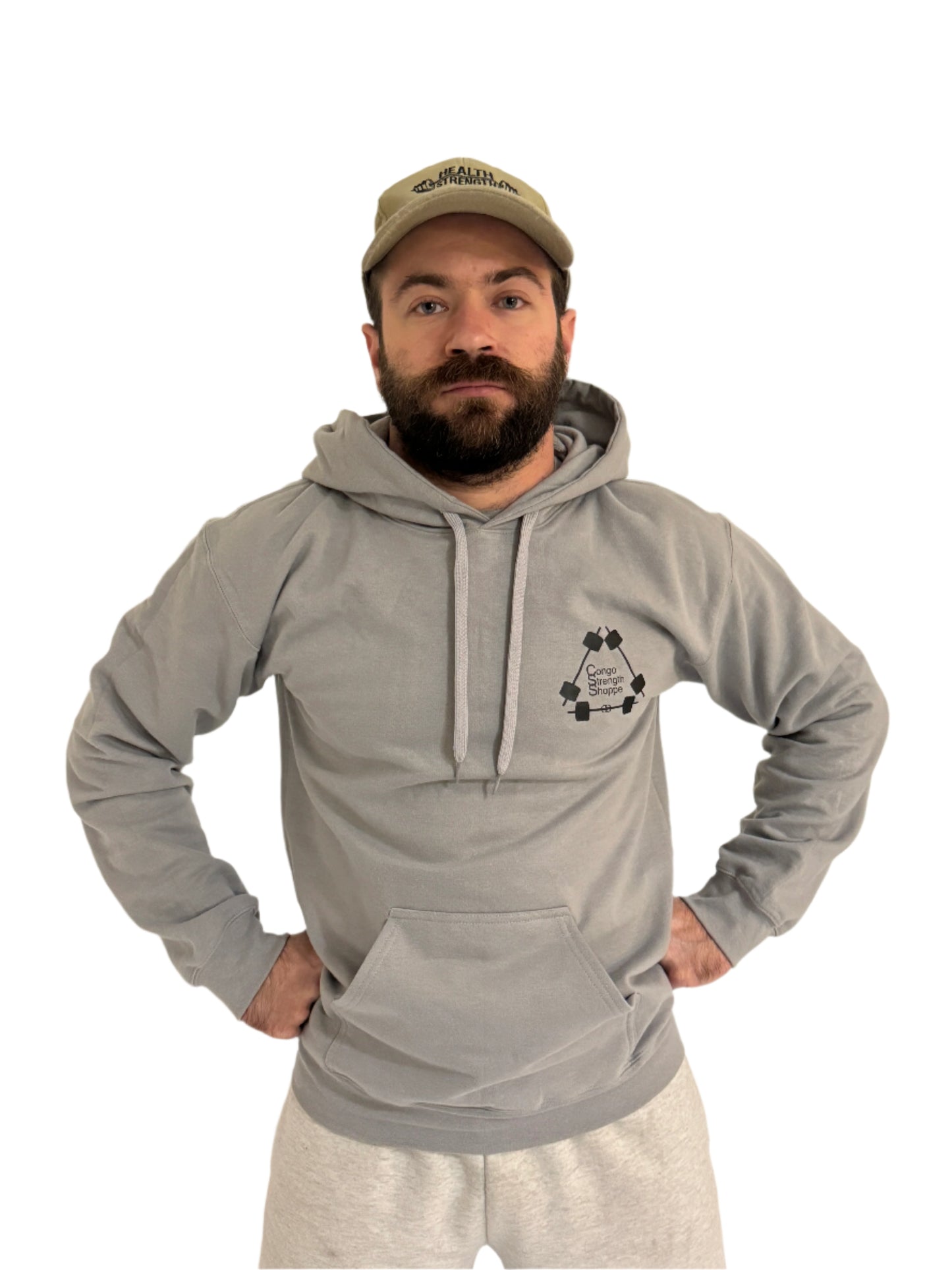 Black Congo Hoodie Gray