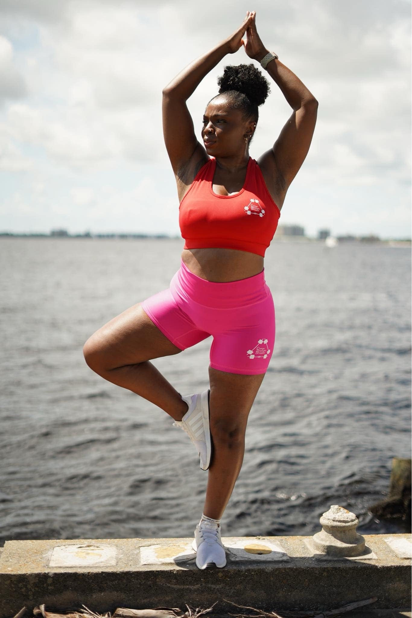 Red Congo Strength Sports Bra