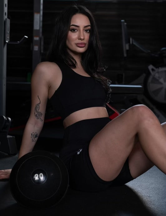 Black workout set