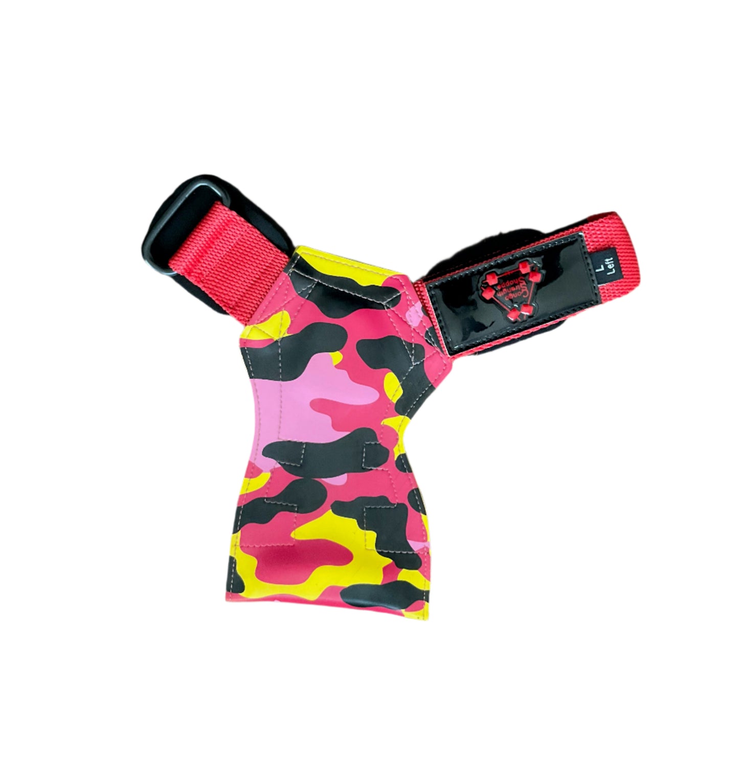 Workout Accessories Pink Camo Grips