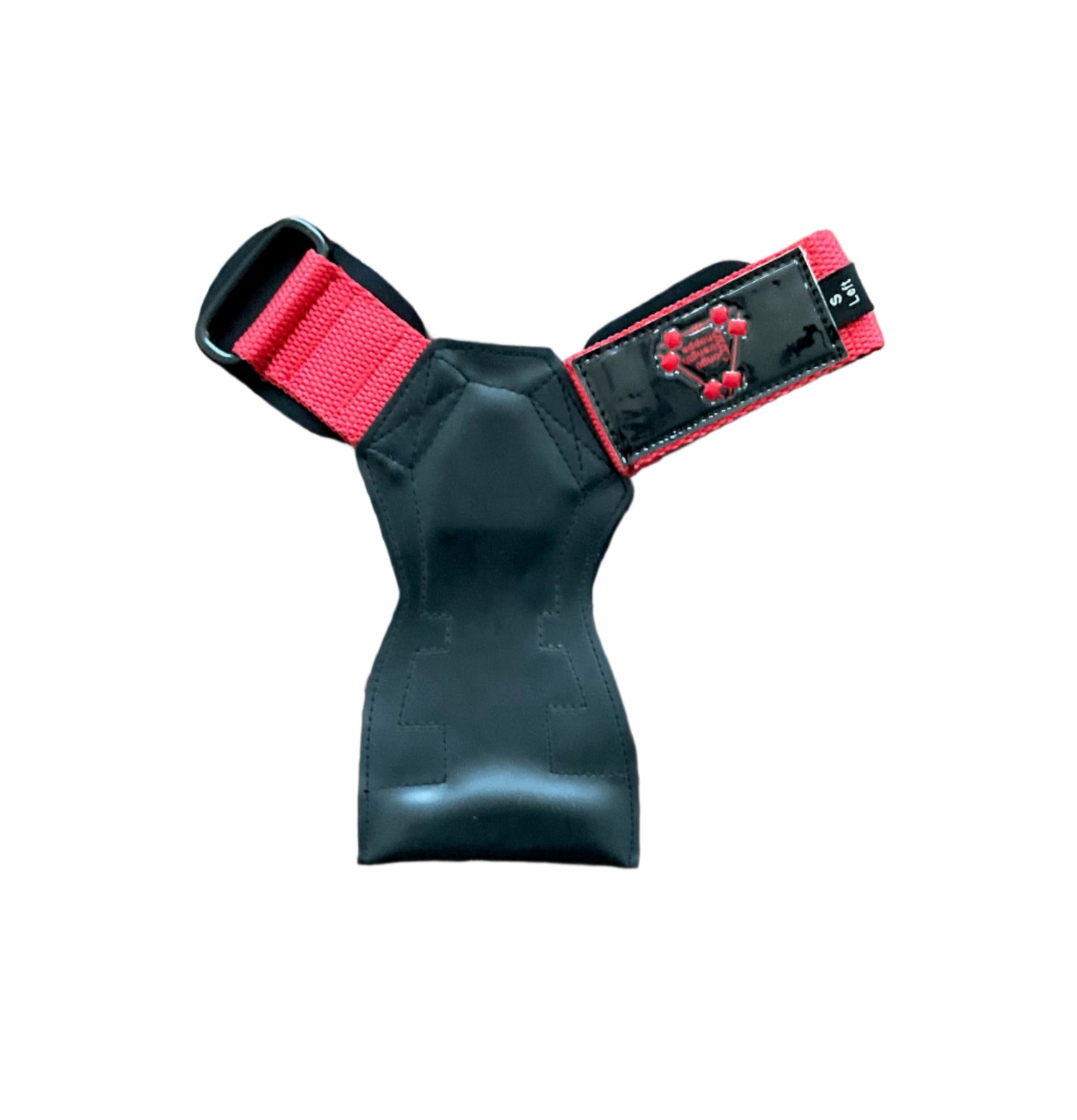 Workout Accessories Red and Black Grips