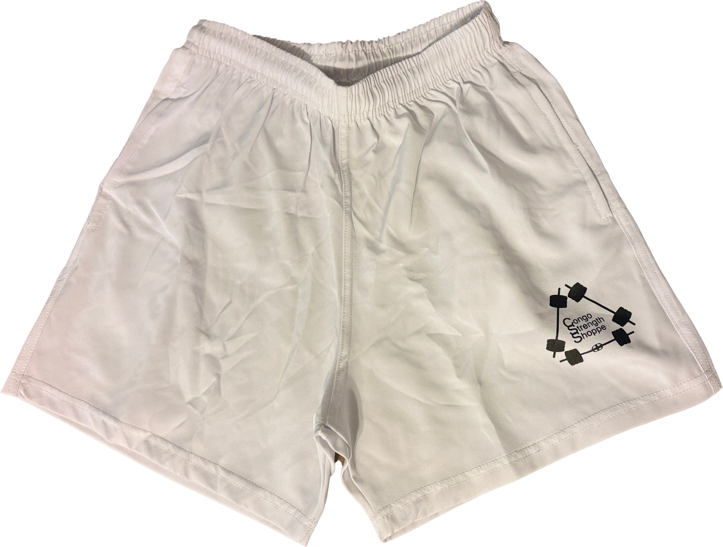 White training shorts