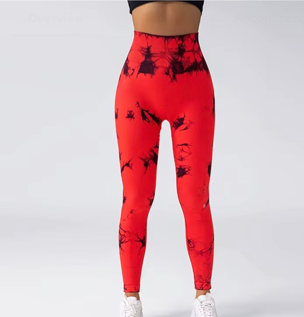 Tie-dye leggings