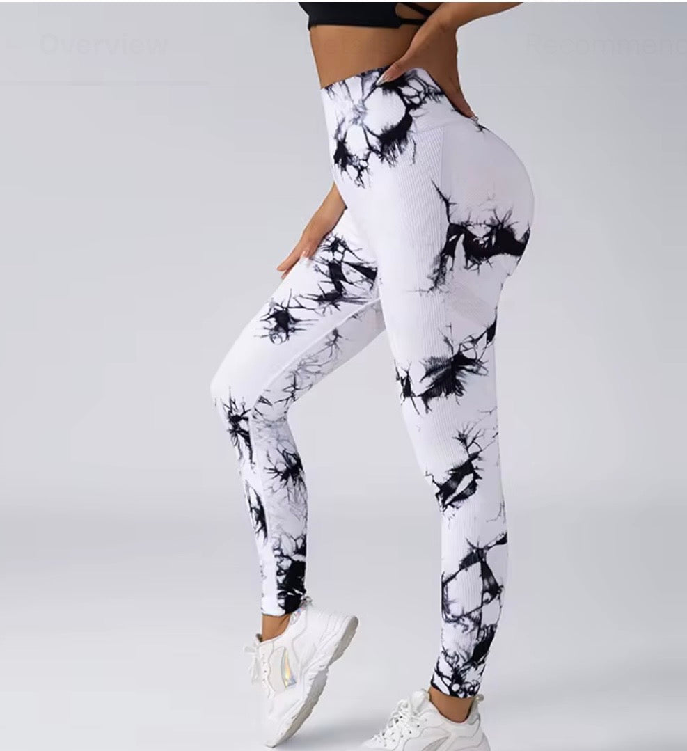 Tie-dye leggings