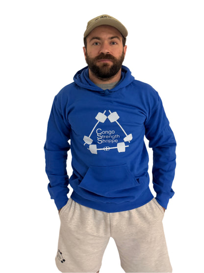 Black Congo Hoodie Blue