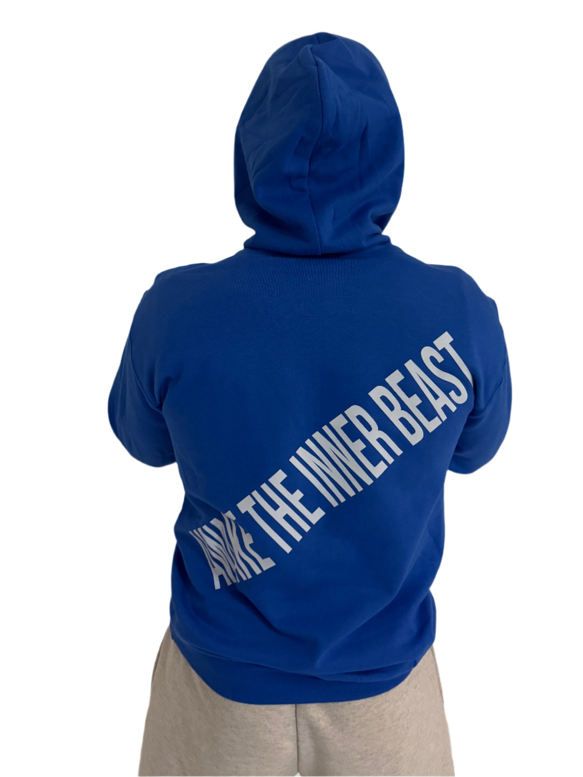 Black Congo Hoodie Blue Back