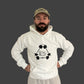 Black Congo Hoodie White Front