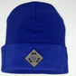Blue Congo Cuffed Beanie