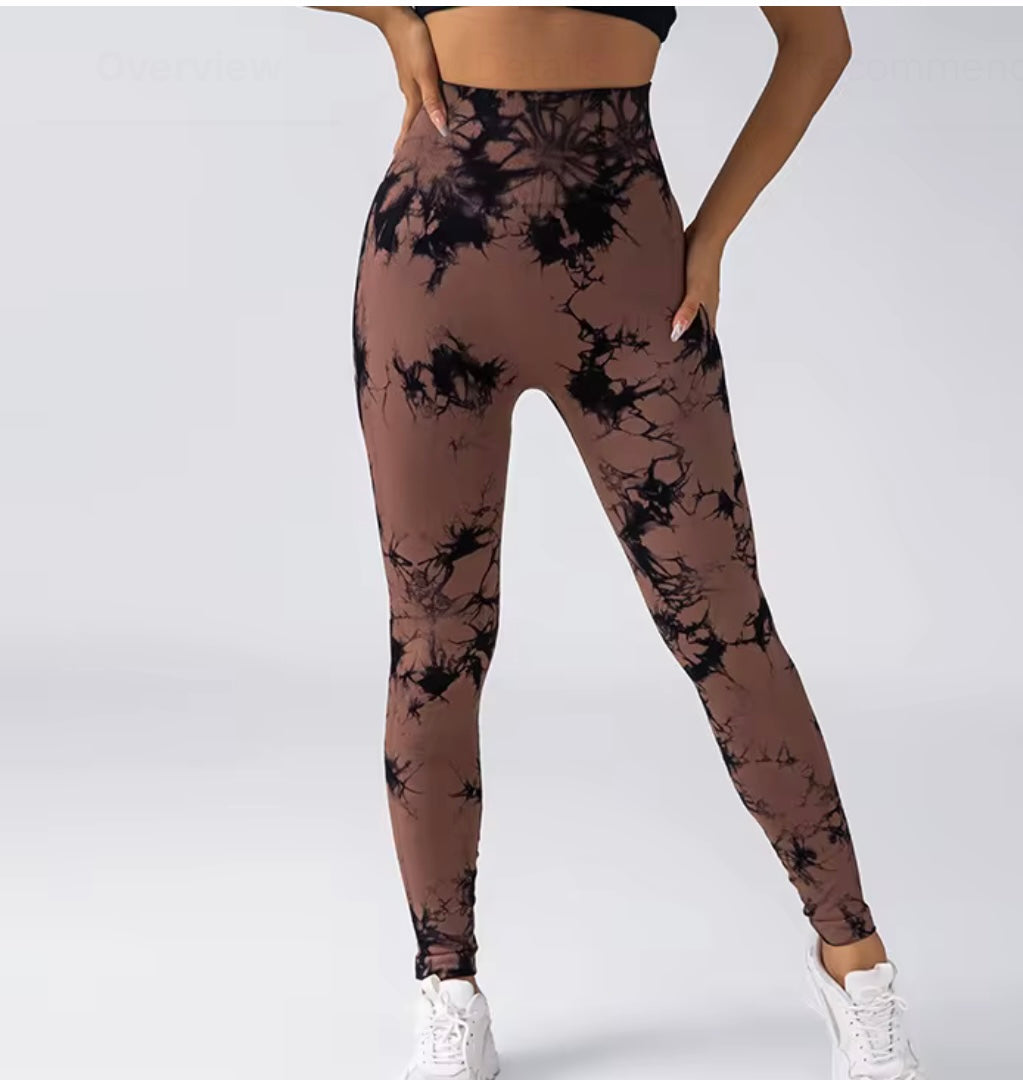Tie-dye leggings