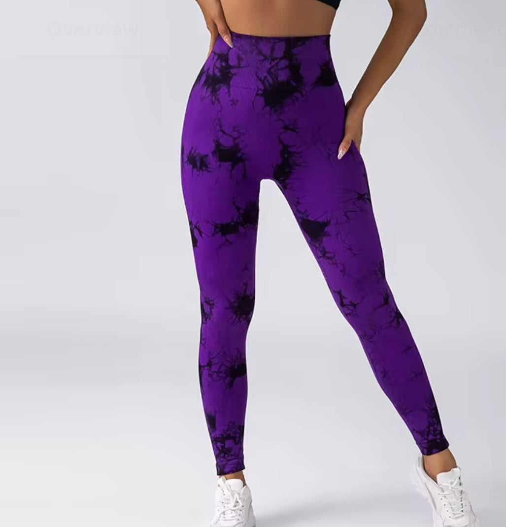Tie-dye leggings