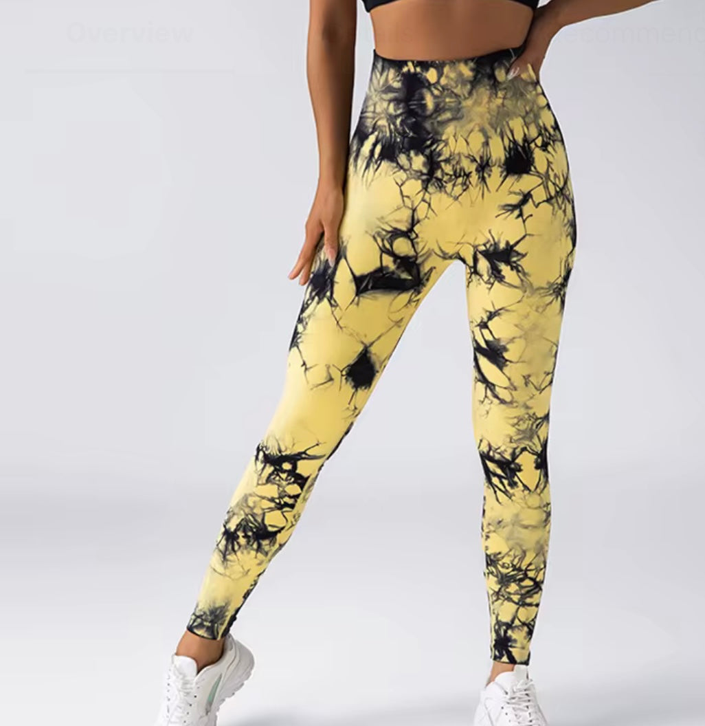 Tie-dye leggings