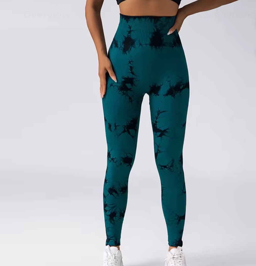 Tie-dye leggings
