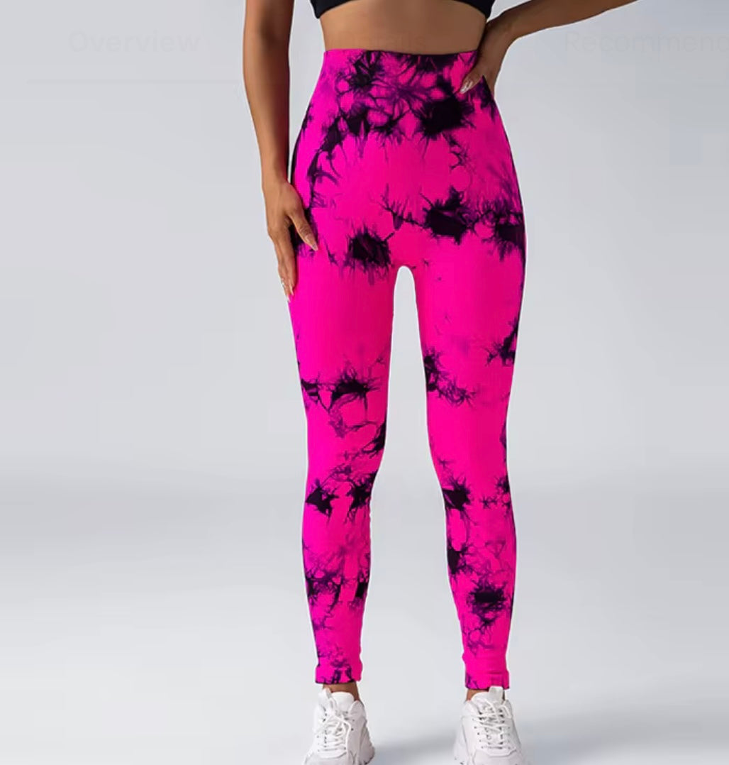 Tie-dye leggings