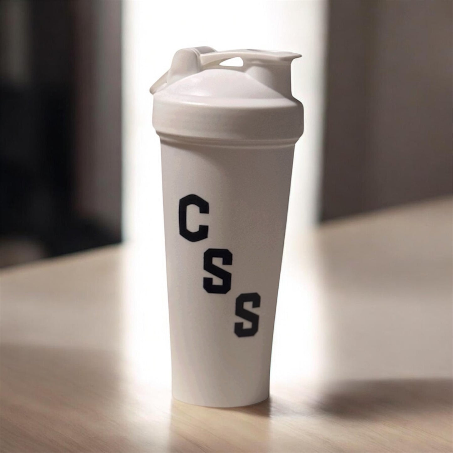 White CSS blender bottle