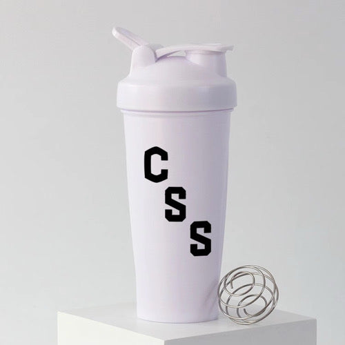 White CSS blender bottle
