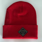 Red Congo Cuffed Beanie