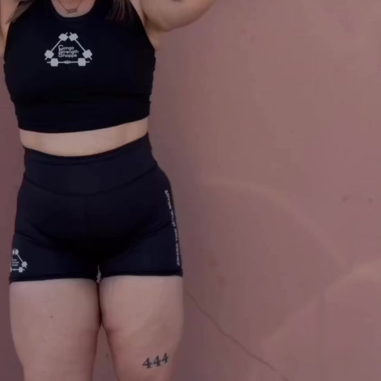 Black workout set video