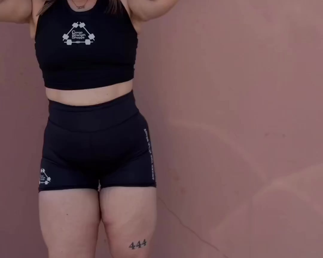 Black workout set video